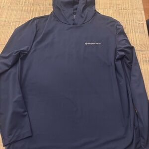 Vineyard Vines Men's Deep Blue Lightweight Hoodie